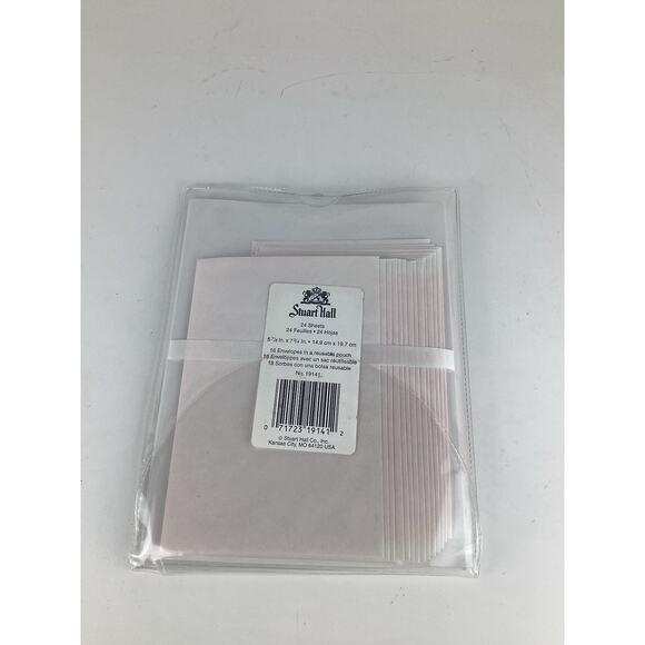 Vintage Rose Floral Ensemble Stationary Set Note Cards Stuart Hall 24 SHEETS 6” - Picture 2 of 4